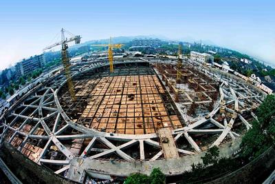 建设中的杭城人防地下工程
